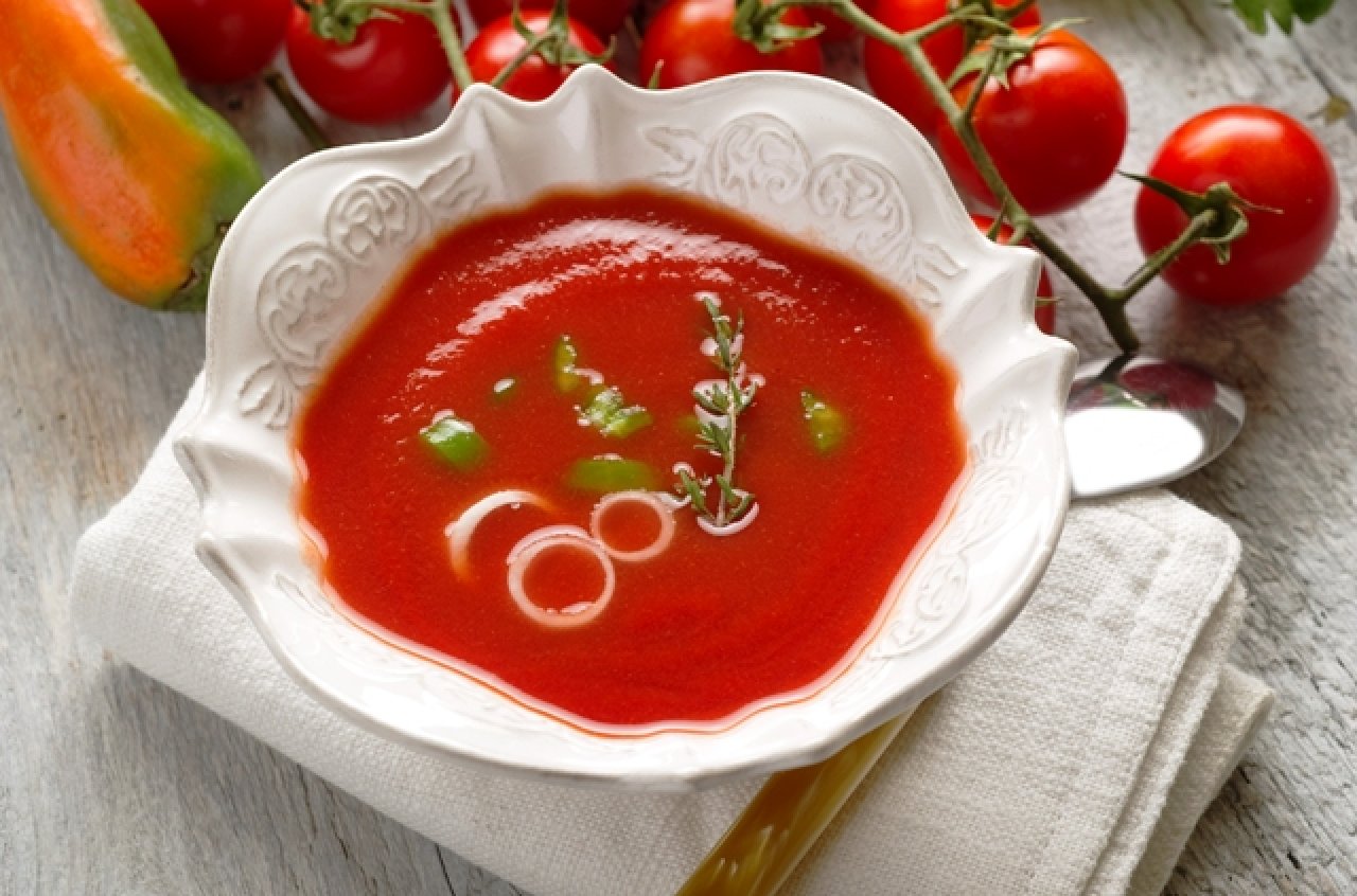 Гаспаччо - холодный томатный суп для жаркого лета
